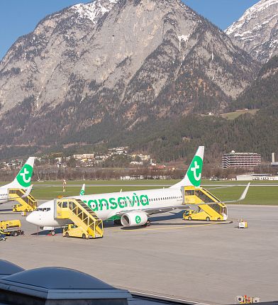 Vliegveld Innsbruck Aankomst per vliegtuig