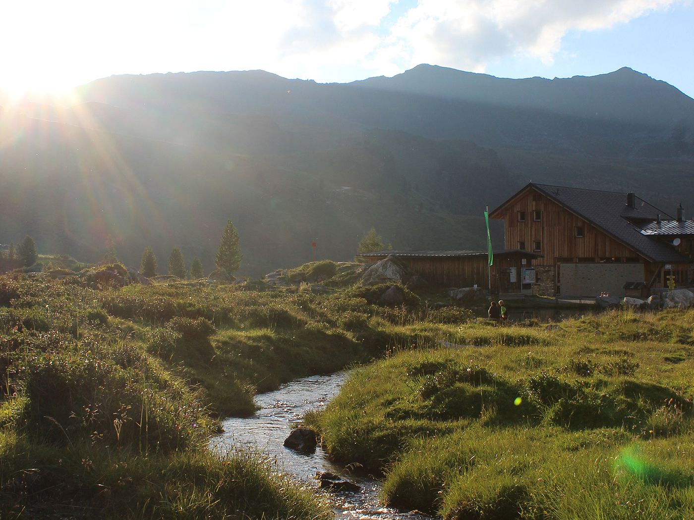 5_Empfang der Hütte