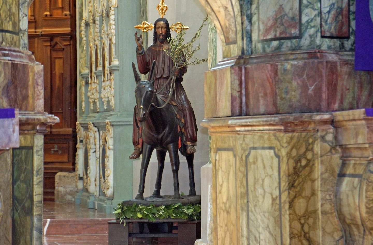 Palmesel Pfarrkirche St. Nikolaus (c)hall-wattens.at